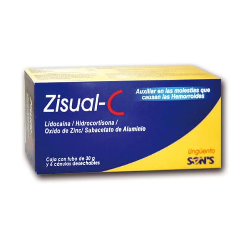 Zisual-c  Ung Tubo 30 G  Sons