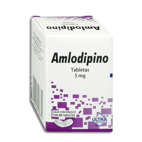 Amlodipino 5 Mg C/30 Tab Ultra