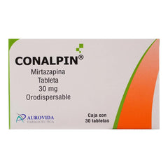 Mirtazapina Orodispersable 30 Mg 30 Tabletas Genérico Aurovida