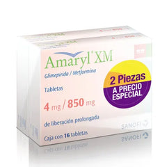 Amaryl Xm Lp 4/850Mg 16 Tab Du