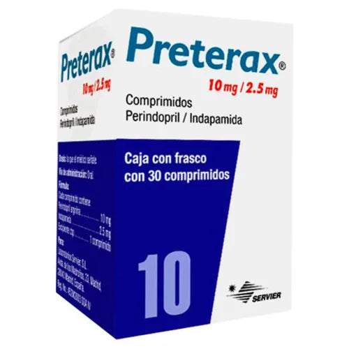 Preterax 10 2.5Mg Cpr 30