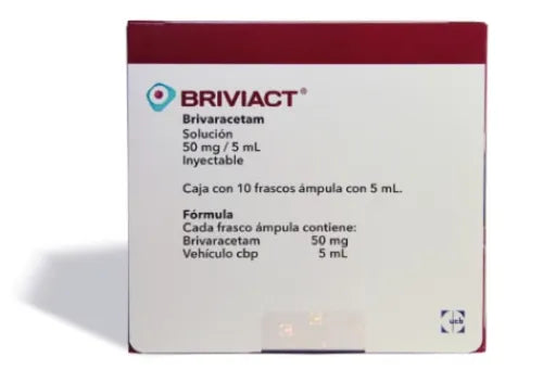 Briviact 50Mg Sol Iny Fa 10X5M
