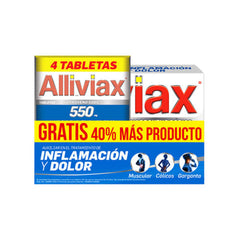 Alliviax 550Mg 10 Tab + Alli 4