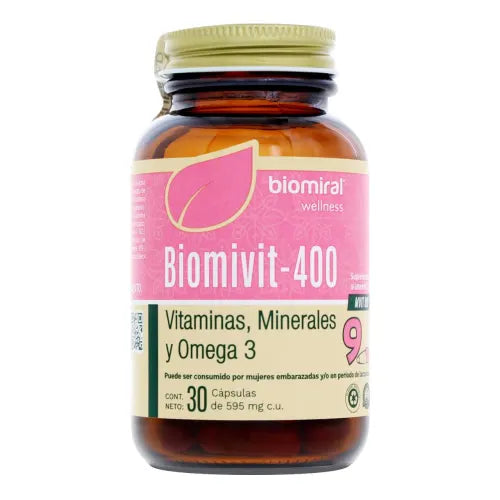 Biomivit400 Sup Alim Caps 30