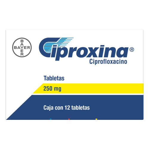 Ciproxina 250 Mg 12 Cpr