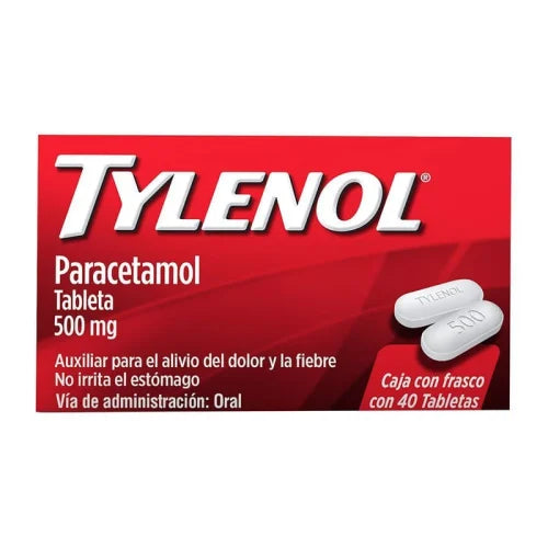 Tylenol 500 Mg Fco 40 Tab