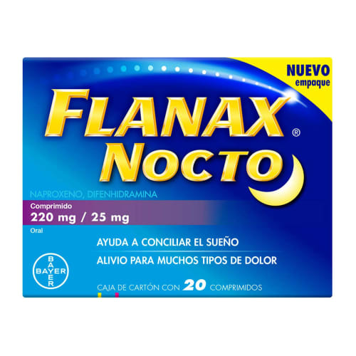 Flanax Nocto 220/25 Mg 20 Cpr
