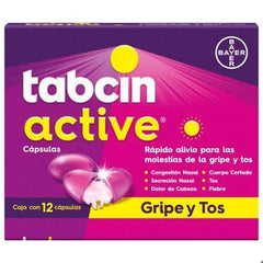 Tabcin Active Blister 12 Caps