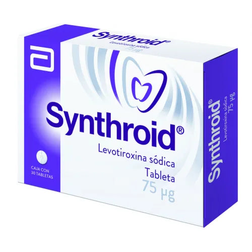 Synthroid 75 Mcg Tab 30