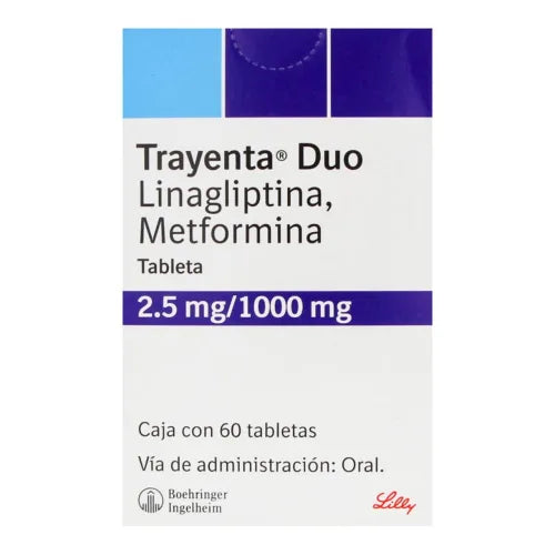 Trayenta Duo 2.5 1000 Mg Tab60