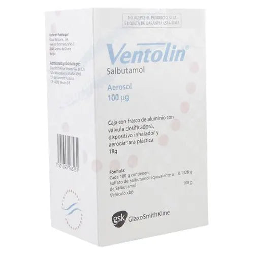 Ventolin Aer 200 Ds C/Espr   3