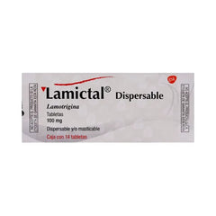 Lamictal 100 Mg Disper Tab 14