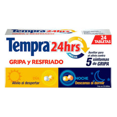 Tempra 24Hrs Dia Noche Tab 24