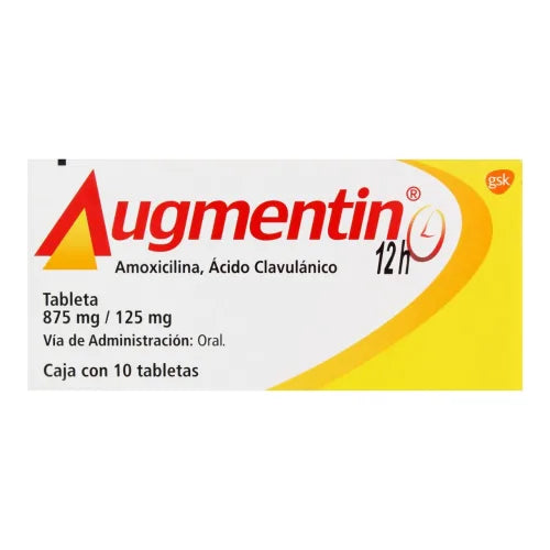 Augmentin 12H875/125Mgtab10