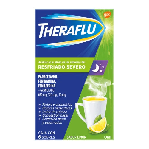 Theraflu Exverde 10 Mg 6 Sb