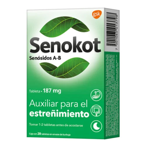 Senokot 187Mg Senosidos A-B 28