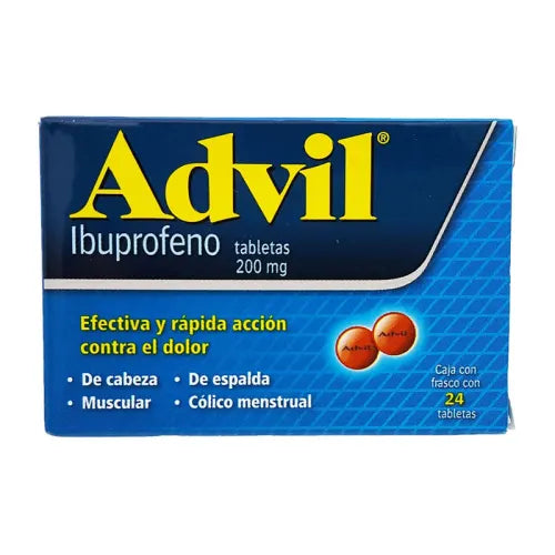 Advil 200 Mg Tab 24