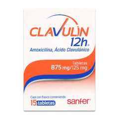 Clavulin 12H 875 125Mg Tab 15