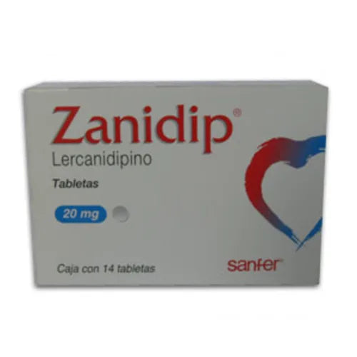 Zanidip 20 Mg Tab 14