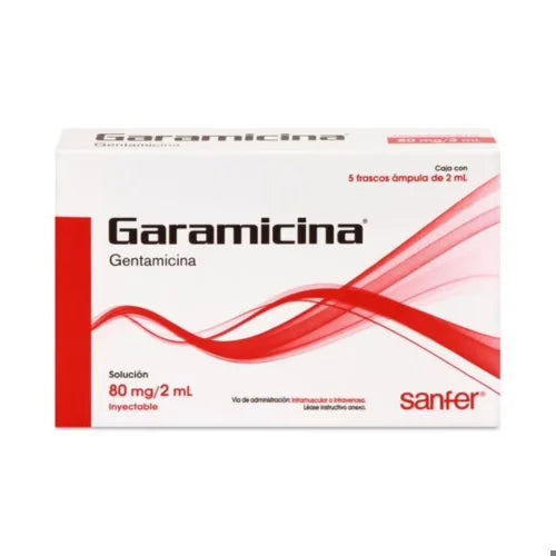 Garamicina 80 Mg 5X2 Ml Fa