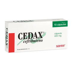 Cedax 400 Mg Caps 10