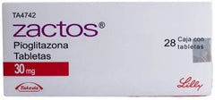 Zactos 30 Mg Tabs 28