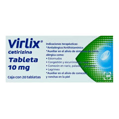 Virlix 10 Mg Tab 20 6301