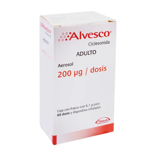 Alvesco 200Mg Sol Aerdosis60+I