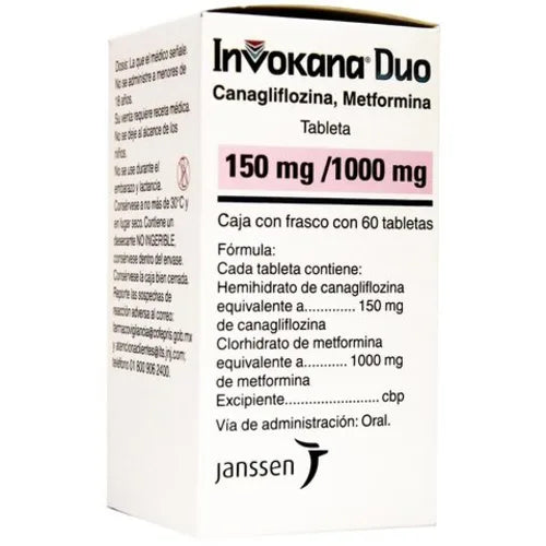 Invokana Duo 150/1000 Mg 60 Ta