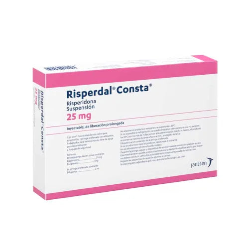 Risperdal 25 Mg Sol Iny C/Ag F
