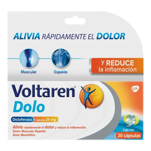 Voltaren Dolo 25 Mg Caps 20