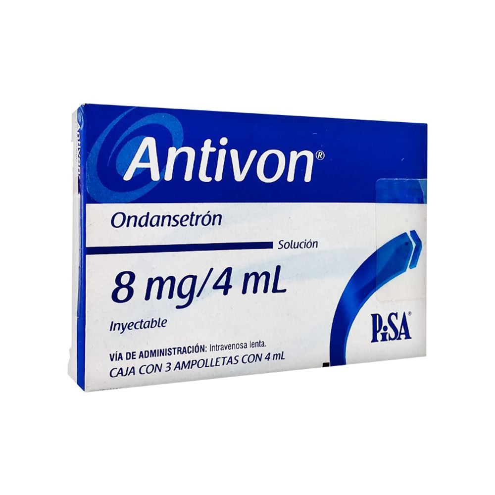 Antivon 8 Mg Sol Iny Amp 4Ml