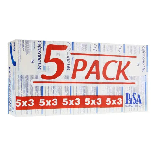 Cefaxona Im 1G Sol Iny Fa 5Pac