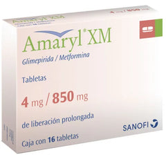 Amaryl Xm 4 850 Mg Tab 16