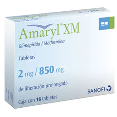 Amaryl Xm 2 850 Mg Tab 16