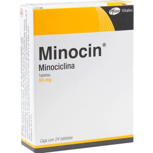 Minocin 50 Mg Blist Tab 24