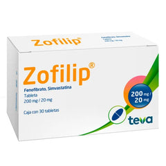 Zofilip 200/20 Mg 30 Tab