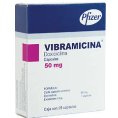 Vibramicina 50 Mg Caps 28 3113
