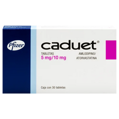 Caduet 5/10 Mg Tab 30