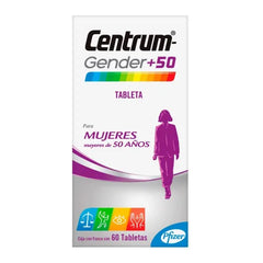 Centrum Gender 50 Mujer Tab 60