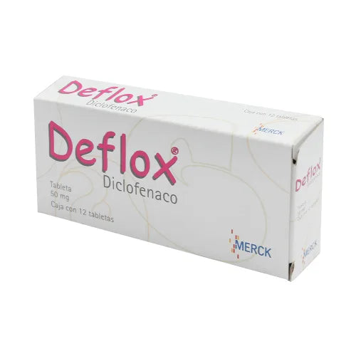 Deflox 50 Mg Tab 12