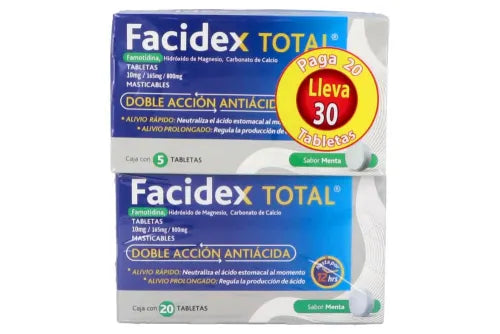 Facidex Total 20 Tab Mast Gtis