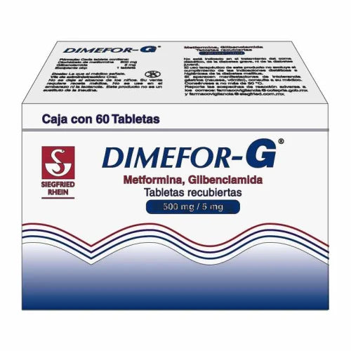 Dimefor-G 500/5 Mg  Tab Recub