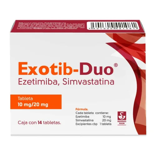 Exotib-Duo 10/20 Mg 14 Tab