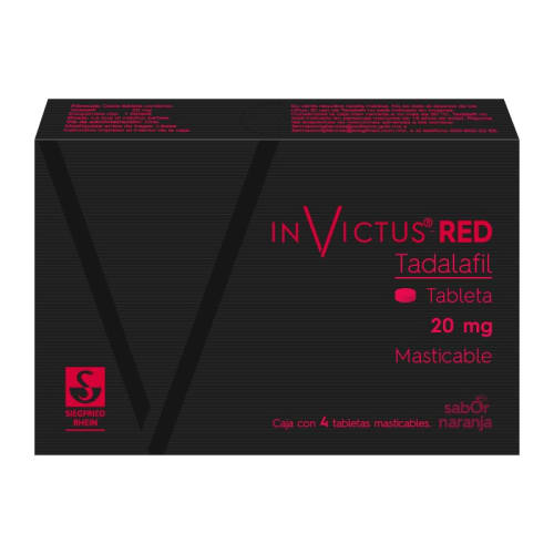 Invictus Red 20 Mg 4 Tab