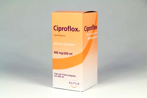 Ciproflox Iny 400 Mg 200 Ml
