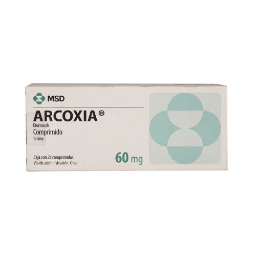 Arcoxia 60 Mg Cpr 28