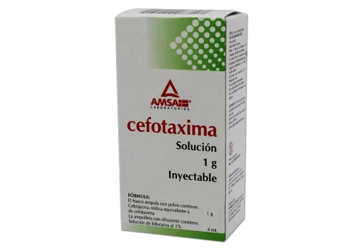 Cefotaxima Sol Iny1G 4Ml Amslg