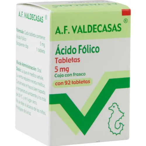 Acido-Folico 5 Mg Tab 92