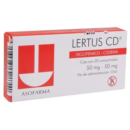 Lertus Cd 50/50Mg Cpr20